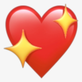 Sparkling Heart Emoji Transparent, HD Png Download, Transparent PNG