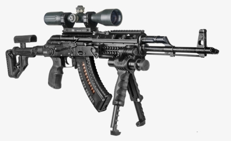 Vector Ak47 Black And White - Fab Defense Uas R10 22, HD Png Download, Transparent PNG