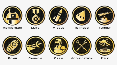 X Wing Miniatures Upgrade Icons, HD Png Download, Transparent PNG