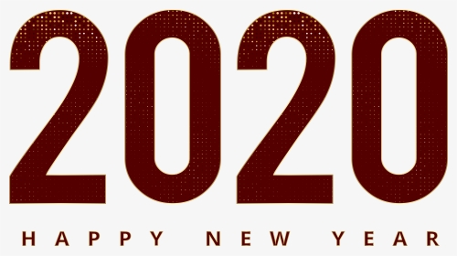 2020 Happy New Year Red Png Clipart - Happy New Year Png, Transparent Png, Transparent PNG