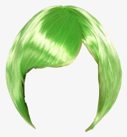#hair #wigstickers #wig #green #greenhair #freetoedit - Green Wig Png, Transparent Png, Transparent PNG