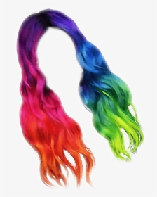 Rainbow Hair Png, Transparent Png, Transparent PNG
