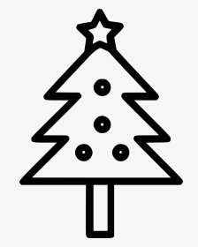 Christmas Tree - Christmas Tree Icon Png, Transparent Png, Transparent PNG