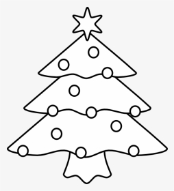 Christmas Tree Clipart Small No Colour, HD Png Download, Transparent PNG
