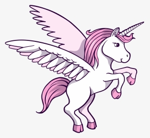 White Unicorn Pink Hair, HD Png Download, Transparent PNG
