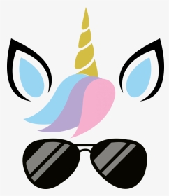Unicorn With Glasses, HD Png Download, Transparent PNG