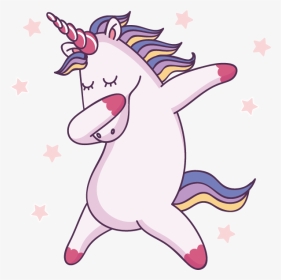 Vinilo Decorativo Animal Unicornio Infantil - Animated Dabbing Unicorn Gif, HD Png Download, Transparent PNG