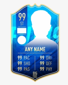 Fifa 20 Card Template, HD Png Download, Transparent PNG