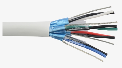 Cable Transparent Shielded - 8 Pairs Individual Shield Cable, HD Png Download, Transparent PNG