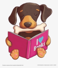 Dog Reading Book Clipart Clip Art Freeuse Download - Paws For Books Scholastic Book Fair, HD Png Download, Transparent PNG
