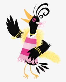 Dancing Bird Png - Illustration, Transparent Png, Transparent PNG