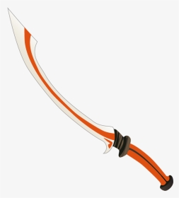 Sword Png Download - Orange Transparent Sword, Png Download, Transparent PNG