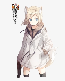Anime Girl Fox Cool, HD Png Download, Transparent PNG