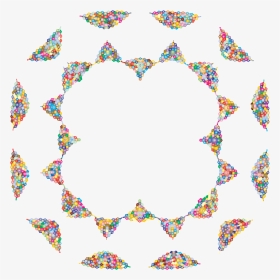 Colorful Geometric Star 3 Clip Arts - Circle, HD Png Download, Transparent PNG