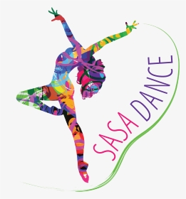 Sasa Dancelogo%c6%92 - Dancer Silhouette Colorful, HD Png Download, Transparent PNG