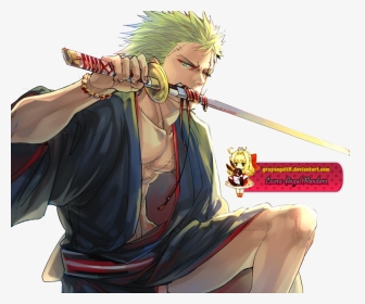 One Piece Zoro Long Hair, HD Png Download, Transparent PNG