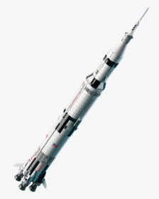 Saturn 5 Rocket Png - Lego Saturn V, Transparent Png, Transparent PNG