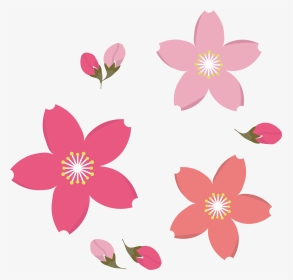 無料イラスト 花束 パブリックドメインq著作権フリー画像素材集 - Drawing Cherry Blossom Clipart, HD Png Download, Transparent PNG