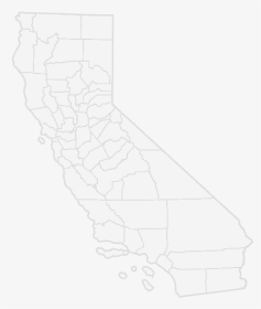 Calif Transparent State Background - California Map Black Background Or Transparent, HD Png Download, Transparent PNG