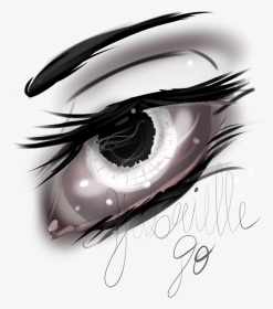 Vector Black And White Library Gothic Drawing Eye - Illustration, HD Png Download, Transparent PNG