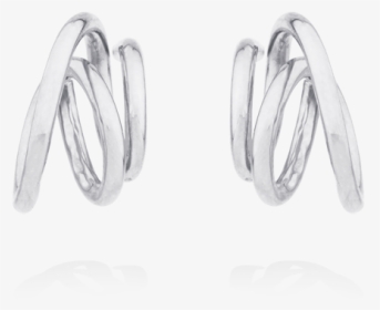 Flow - Silver Earrings, HD Png Download, Transparent PNG