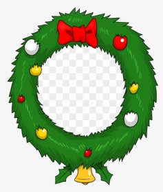 Grinch Free To Use Public Domain Christmas Wreath Clip - Christmas Wreath Clipart, HD Png Download, Transparent PNG