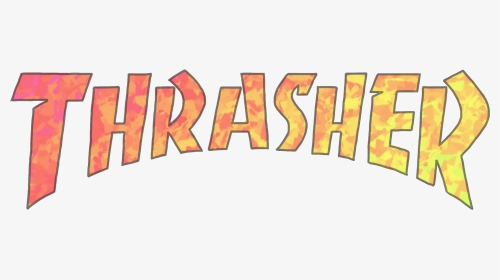 #thrasher #thrasher #スラッシャー #ペア画 #ペア #logo #ロゴ #freetoedit - Thrasher, HD Png Download, Transparent PNG