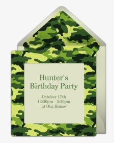 Camouflage Invitation Template Free, HD Png Download, Transparent PNG
