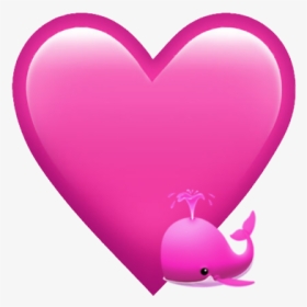 #emoji #pink #aesthetic #iphone #tumblr - Heart, HD Png Download, Transparent PNG