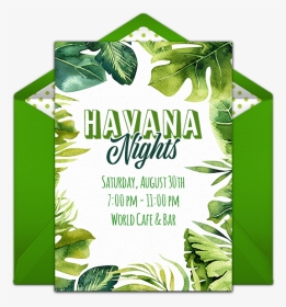 Havana Night Invitation Template, HD Png Download, Transparent PNG