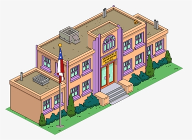 Elementary School Png - Simpsons Tapped Out, Transparent Png, Transparent PNG