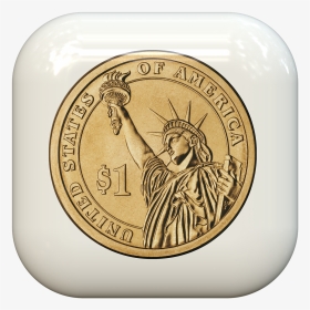 1 Dollar Coin Us, HD Png Download, Transparent PNG