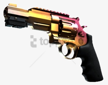 Free Png Arme Csgo Png Image With Transparent Background - R8 Revolver Amber Fade, Png Download, Transparent PNG
