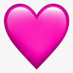 •pink Heart ❤ Pinkheart Emoji Emoticon Iphone Iphoneem - Emoji, HD Png Download, Transparent PNG