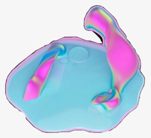 #puddle ##aesthetic #vaporwave #holographic #pastel - Crab, HD Png Download, Transparent PNG