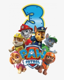 Paw Patrol Birthday 3, HD Png Download, Transparent PNG