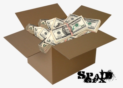 Box Full Of Money, HD Png Download, Transparent PNG