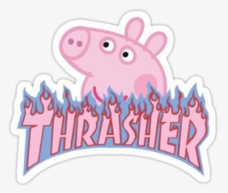 Thrasher Peppa Hd Png Download Transparent Png Image Pngitem - peppa pig roblox clothes