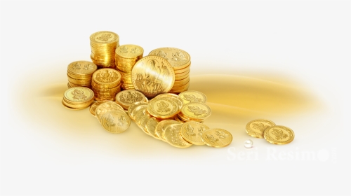 Money Png Gold 12 - Gold Coin Treasure Png, Transparent Png, Transparent PNG