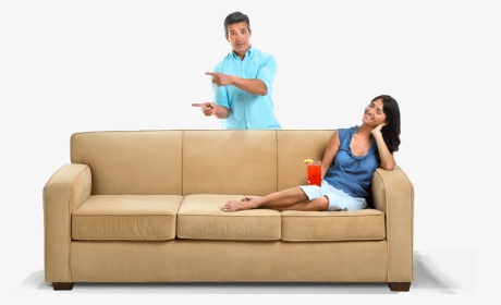 People Sitting On A Couch Png - People Sitting On Couch Png, Transparent Png, Transparent PNG