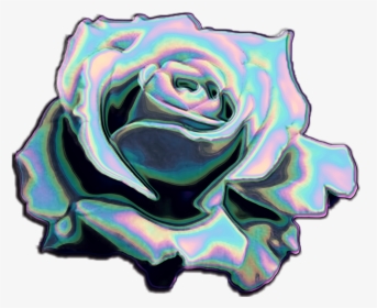 #rose easter #holo #holographic #holo #iridescent #holographic - Blue Stickers Tumblr Png Roses, Transparent Png, Transparent PNG