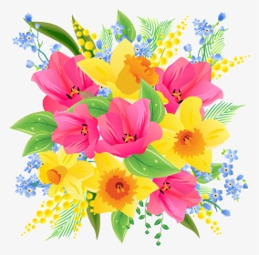 Clipart Flowers Flower Bouquet - Basant Panchami Poem In Hindi, HD Png Download, Transparent PNG