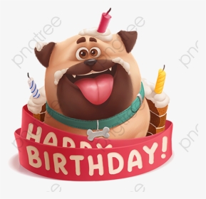 Cake Png Cute Dog Vector Clipart And - Cartoon, Transparent Png, Transparent PNG