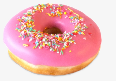 Pink Sprinkle Donut Png, Transparent Png, Transparent PNG