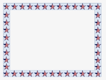 Flag Clipart Frame - American Flag Border Gif, HD Png Download, Transparent PNG