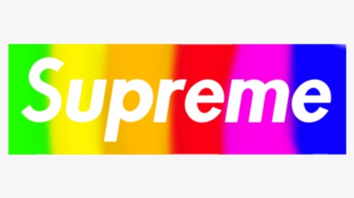 #supreme #logo #bunt #colourful #rainbow #regenbogen - Graphic Design, HD Png Download, Transparent PNG