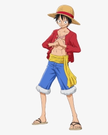 Tee Brown - Monkey D Luffy Full Body, HD Png Download, Transparent PNG