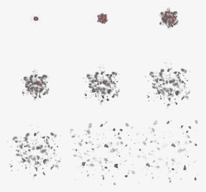 Pixel Effect Png - Asteroid Explosion Sprite, Transparent Png, Transparent PNG