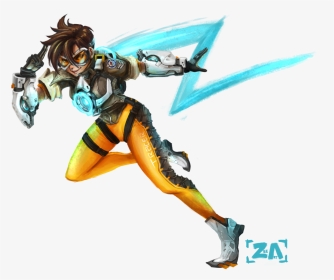 Cavalry S Here By Zlynn On Deviantart - Tracer Overwatch Transparent Background, HD Png Download, Transparent PNG