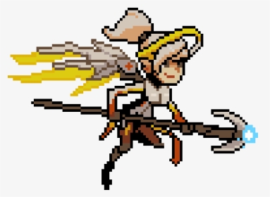 Mercy Joins The Animated - Overwatch Mercy Pixel Spray, HD Png Download, Transparent PNG